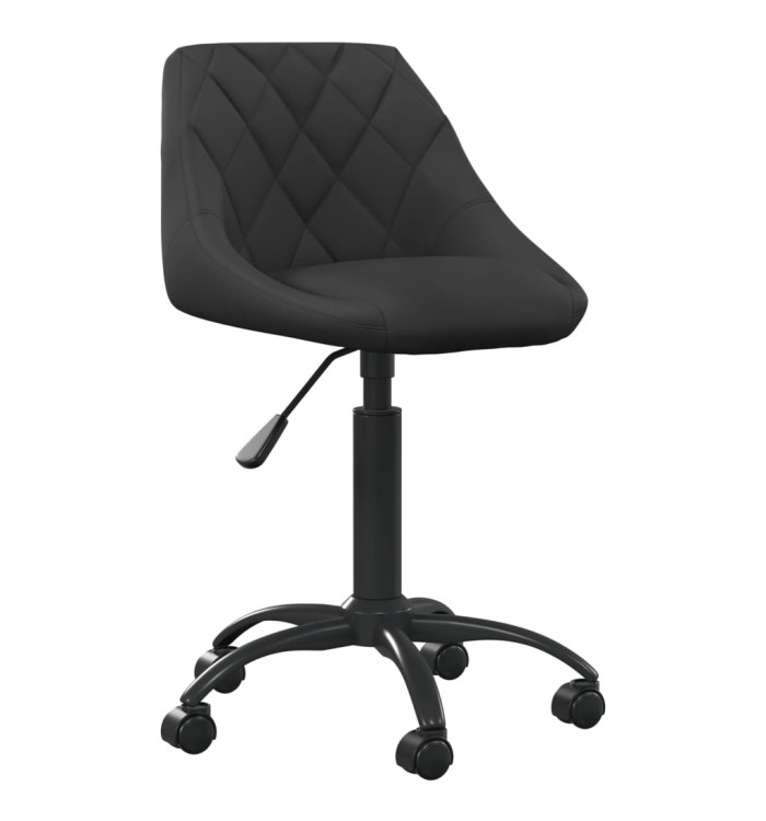Chaise de bureau Noir Velours | Mobilier & Déco