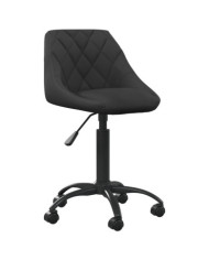 Chaise de bureau Noir Velours | Mobilier & Déco