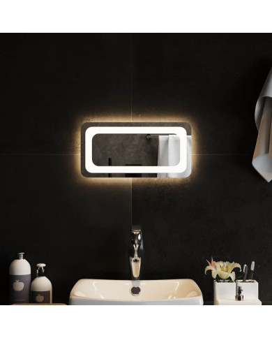 Miroir de salle de bain à LED 40x20 cm | Mobilier & Déco