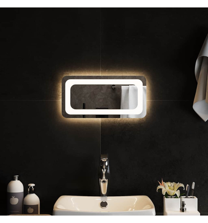 Miroir de salle de bain à LED 40x20 cm | Mobilier & Déco