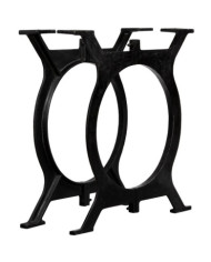 Pied de table de salle à manger 2 pcs Cadre en O Fonte | Mobilier & Déco