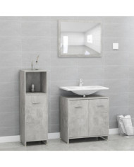 Ensemble de meubles de salle de bain 3 pcs chêne sonoma | Mobilier & Déco