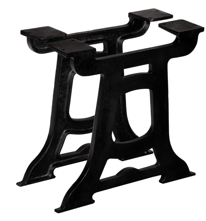 Pied de table basse 2 pcs Cadre en Y Fonte | Mobilier & Déco
