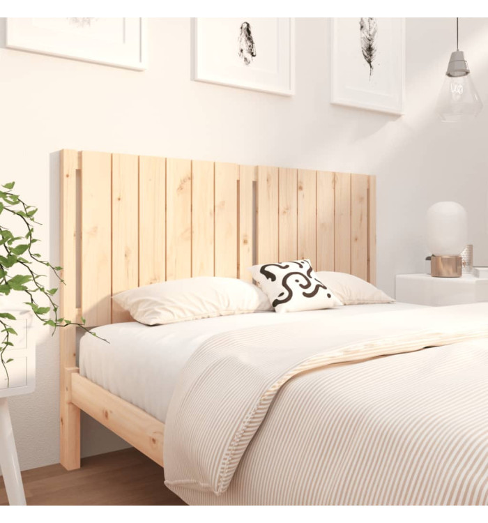 Tête de lit 140,5x4x100 cm bois massif de pin | Mobilier & Déco
