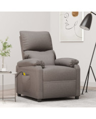 Fauteuil de massage Taupe Tissu | Mobilier & Déco