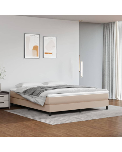 Matelas de lit à ressorts ensachés Cappuccino 160x200x20 cm | Mobilier & Déco