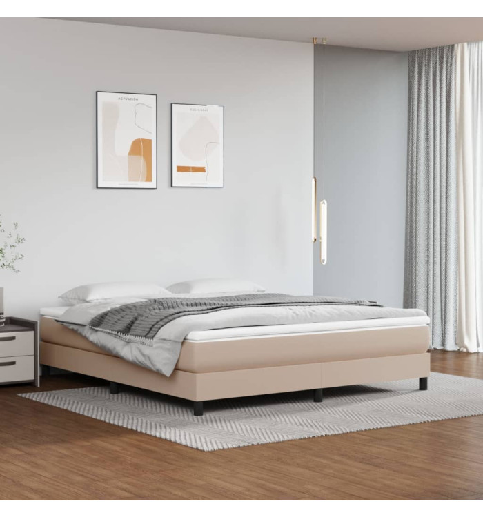 Matelas de lit à ressorts ensachés Cappuccino 160x200x20 cm | Mobilier & Déco