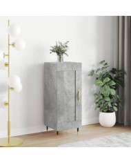 Buffet Gris béton 34,5x34x90 cm Bois d'ingénierie | Mobilier & Déco