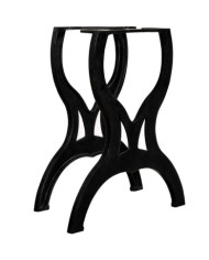 Pied de table de salle à manger 2 pcs Cadre en X Fonte | Mobilier & Déco
