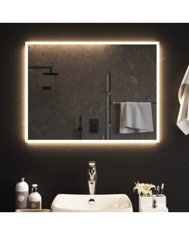 Miroir de salle de bain à LED 60x80 cm | Mobilier & Déco