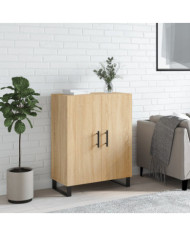 Buffet chêne sonoma 69,5x34x90 cm bois d'ingénierie | Mobilier & Déco