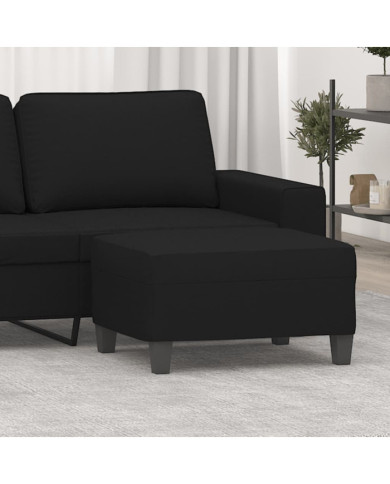 Repose-pied Noir 70x55x41 cm Tissu microfibre | Mobilier & Déco