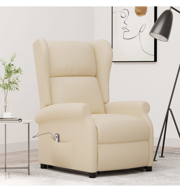 Fauteuil Crème Tissu | Mobilier & Déco
