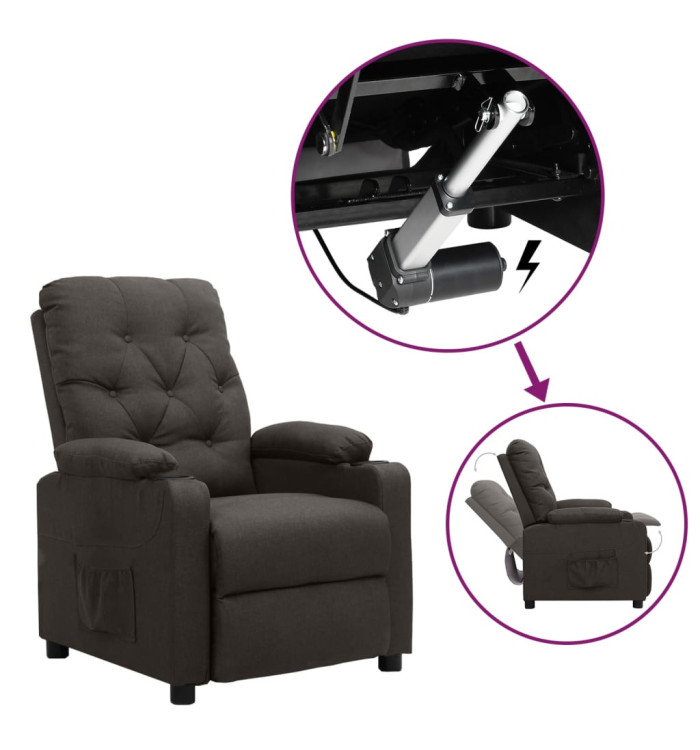 Fauteuil Taupe Tissu | Mobilier & Déco