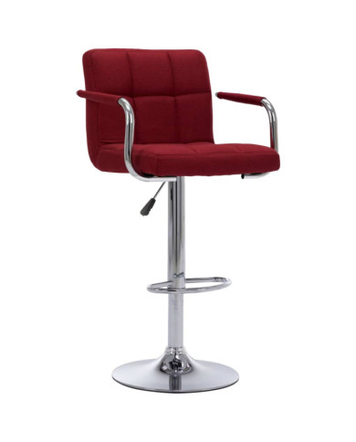 Chaise de bar Bordeaux Tissu | Mobilier & Déco
