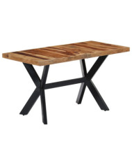 Table à manger 140x70x75 cm Bois massif | Mobilier & Déco