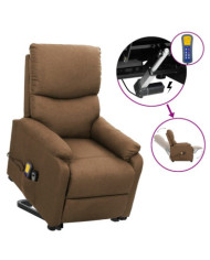 Fauteuil de massage Taupe Tissu | Mobilier & Déco