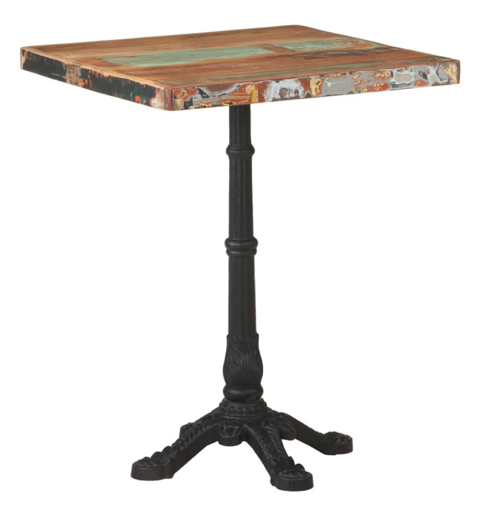 Table de bistro 60x60x76 cm Bois massif de récupération | Mobilier & Déco
