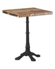 Table de bistro 60x60x76 cm Bois massif de récupération | Mobilier & Déco