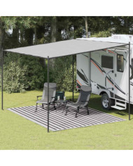 Tapis de tente 300x400 cm anthracite et blanc | Mobilier & Déco