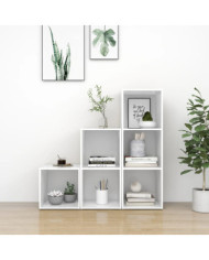 Ensemble de meubles TV 3 pcs Blanc Bois d'ingénierie | Mobilier & Déco