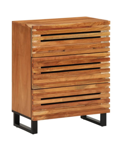 Buffet 60x34x75 cm bois d'acacia massif | Mobilier & Déco