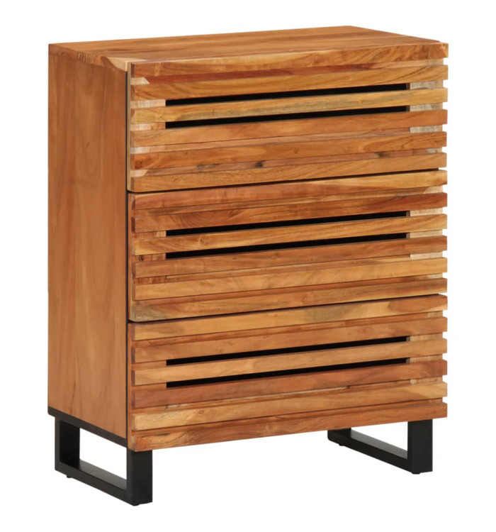 Buffet 60x34x75 cm bois d'acacia massif | Mobilier & Déco