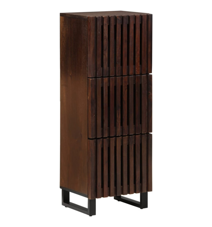 Buffet marron 40x34x110 cm bois massif de manguier | Mobilier & Déco