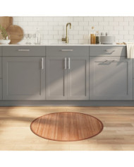 Tapis rond naturel 80 cm bambou | Mobilier & Déco