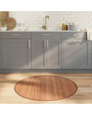 Tapis rond naturel 100 cm bambou | Mobilier & Déco