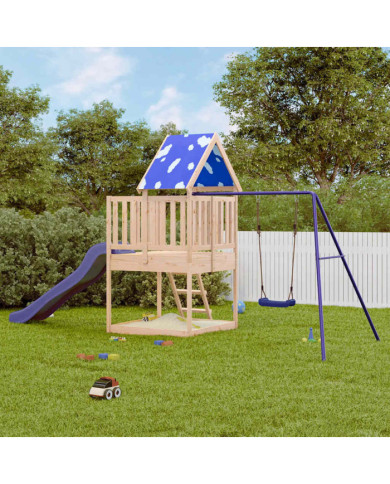 Aire de jeux d'extérieur bois de pin massif | Mobilier & Déco