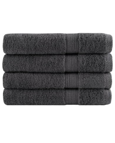 Serviettes de qualité supérieure SOLUND 4 pcs anthracite | Mobilier & Déco