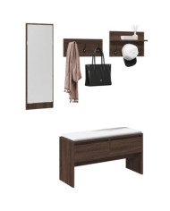 Ensemble de meubles de couloir 4 pcs chêne marron | Mobilier & Déco
