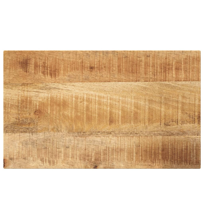 Dessus de table rectangulaire bois massif de manguier brut | Mobilier & Déco
