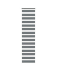 Store zèbre gris foncé largeur du tissu 60,9 cm polyester | Mobilier & Déco