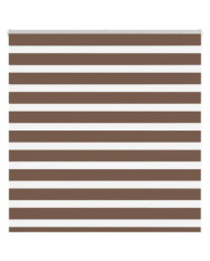 Store zèbre marron 150x150cm largeur du tissu 145,9cm polyester | Mobilier & Déco