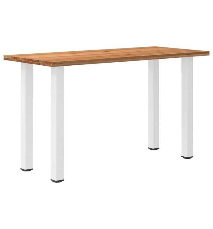 Table de bar rectangulaire en bois massif de chêne marron clair 180 x 80 x 102 cm | Mobilier & Déco