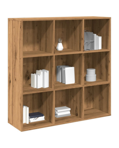 Armoire à livres chêne artisanal 98x29x97,5 cm | Mobilier & Déco