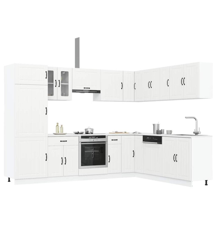 Ensemble d'armoires de cuisine 14 pcs Lucca bois d'ingénierie | Mobilier & Déco