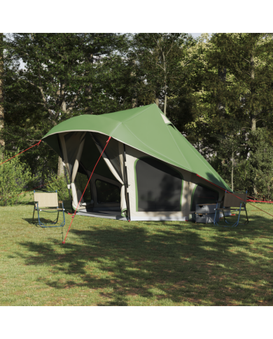 Tente familiale Tipi verte pour 10 personnes, imperméable | Mobilier & Déco
