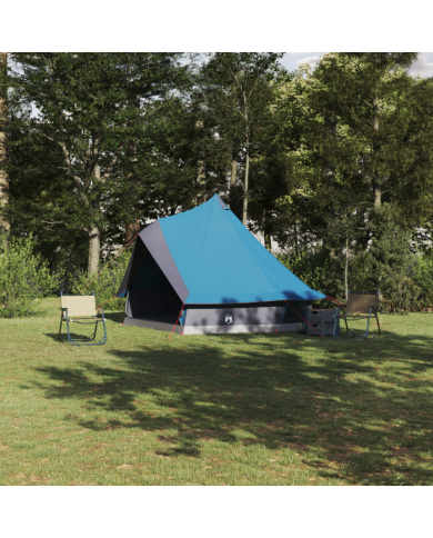 Tente Familiale Tipi Bleue Imperméable pour 8 Personnes | Mobilier & Déco