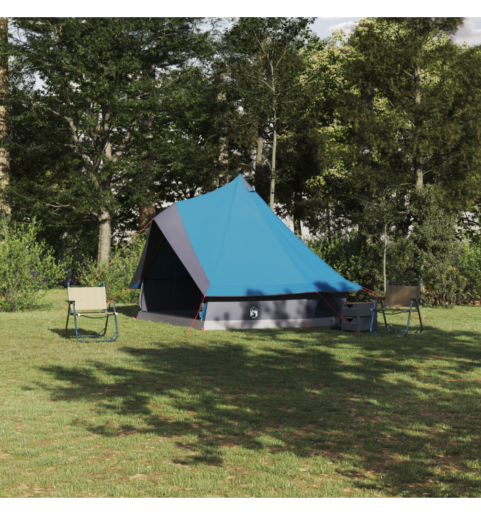 Tente Familiale Tipi Bleue Imperméable pour 8 Personnes | Mobilier & Déco