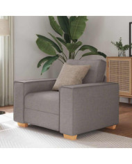 Canapé-chaise Taupe 60 cm Tissu | Mobilier & Déco
