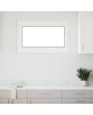 Fenêtre de sous-sol« RISOR » 100 x 70 cm oscillo-battante DIN gauche blanche | Mobilier & Déco