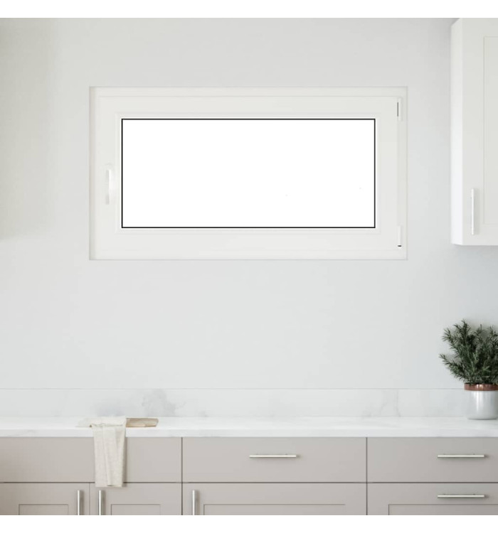 Fenêtre de sous-sol« RISOR » 110 x 70 cm oscillo-battante DIN droite blanche | Mobilier & Déco