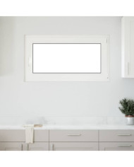 Fenêtre de sous-sol« RISOR » 110 x 70 cm oscillo-battante DIN droite blanche | Mobilier & Déco