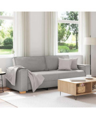 Canapé 3 places Gris nuage 180 cm Tissu | Mobilier & Déco