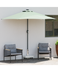 Base de parasol sur roues pour poteaux de Ø38/48mm Gris Granit 25 kg Rectangulaire | Mobilier & Déco