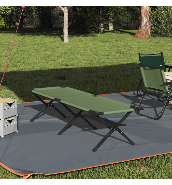 Lit de soleil pliant avec sac de transport Amy jaune 600D tissu Oxford | Mobilier & Déco