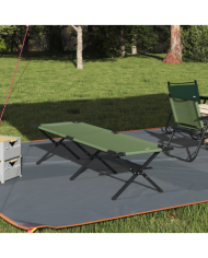 Lit de soleil pliant avec sac de transport Amy jaune 600D tissu Oxford | Mobilier & Déco